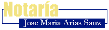 Notaría José M.ª Arias Sanz Logo