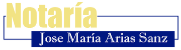 Notaría José M.ª Arias Sanz Logo